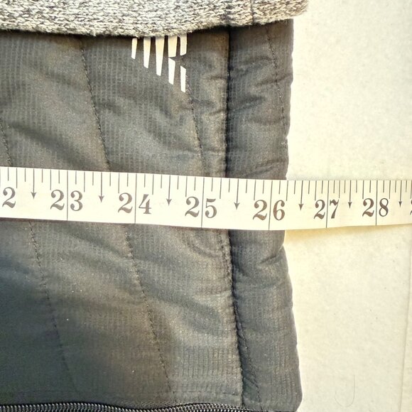 New Balance Quilted Front Full-Zip Hoodie - Men's S - Black/Gray - Picture 9 of 11